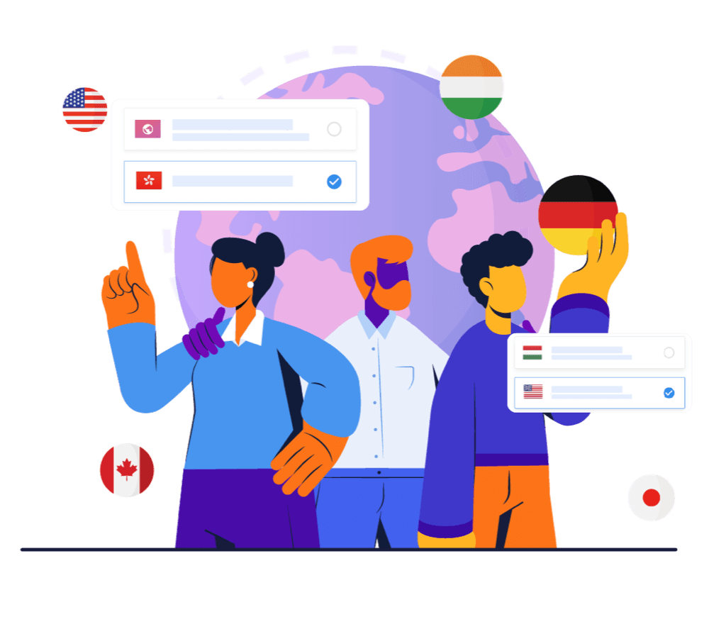 快连VPN全球加速示意图